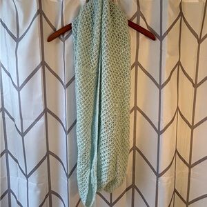 LOFT Mint Green Textured Scarf